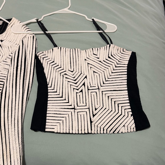 Andrea Rosati Art-to-Wear Jacket and Top Set Size 8 - Picture 3 of 5